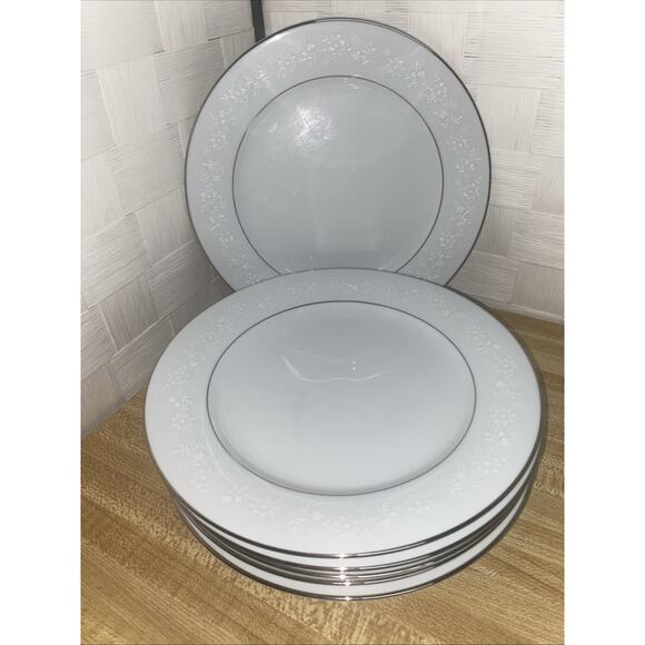 Set Of 6 Noritake Buckingham 6438 8.25" Bread /Salad Plates Made In Japan - Picture 7 of 7